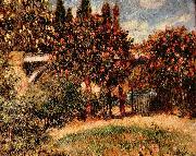 Pierre-Auguste Renoir Eisenbahnbrucke von Chatou Sweden oil painting artist